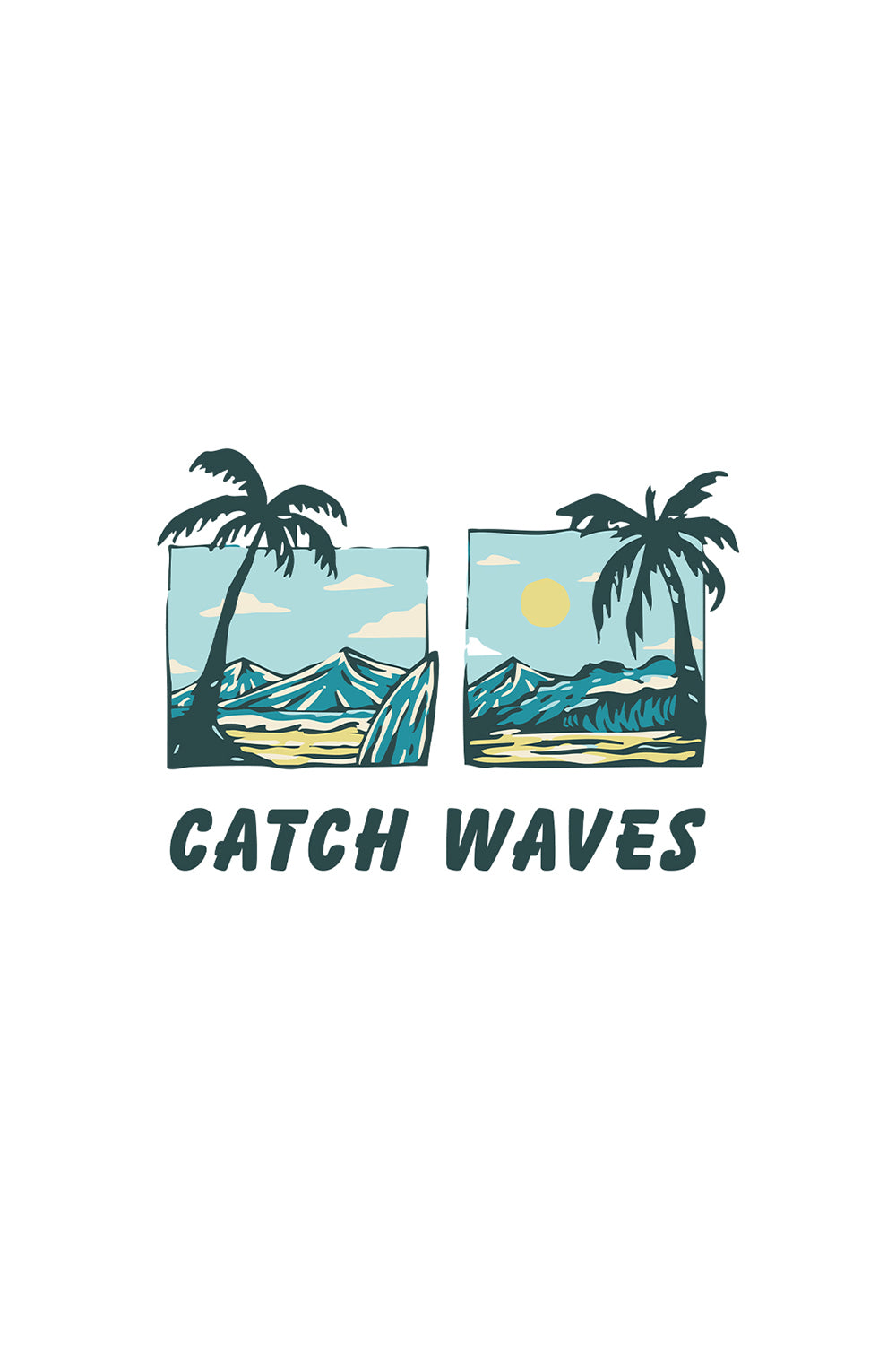 Catch Waves Classic Fit T-Shirt