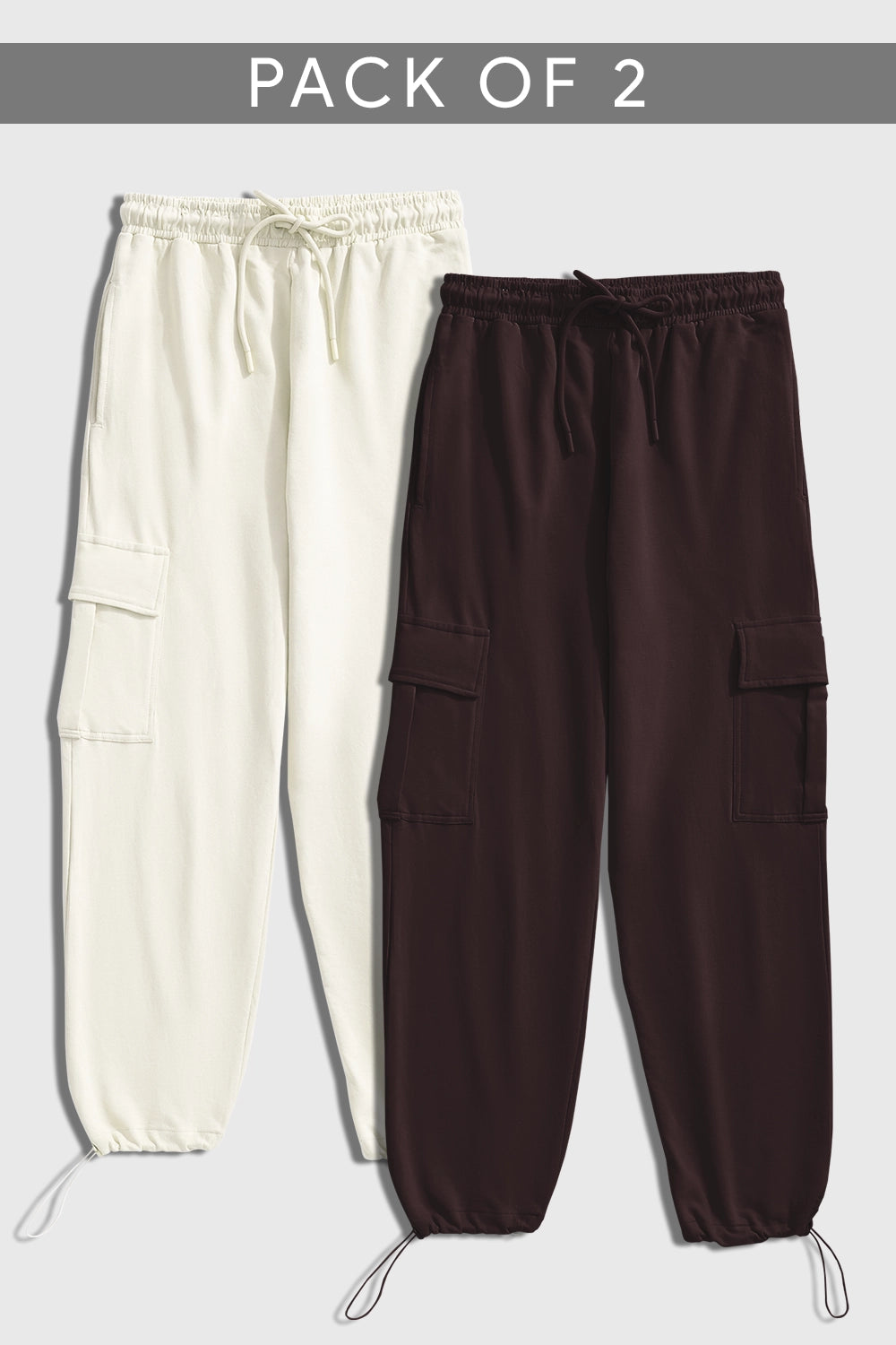 2-Pack Oversized Cargo Joggers