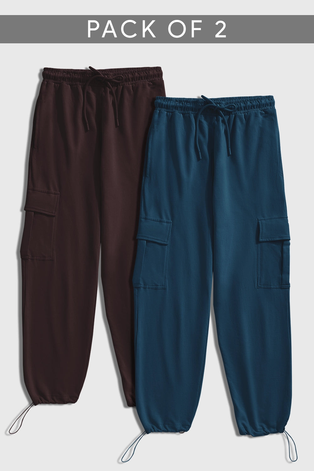 2-Pack Oversized Cargo Joggers