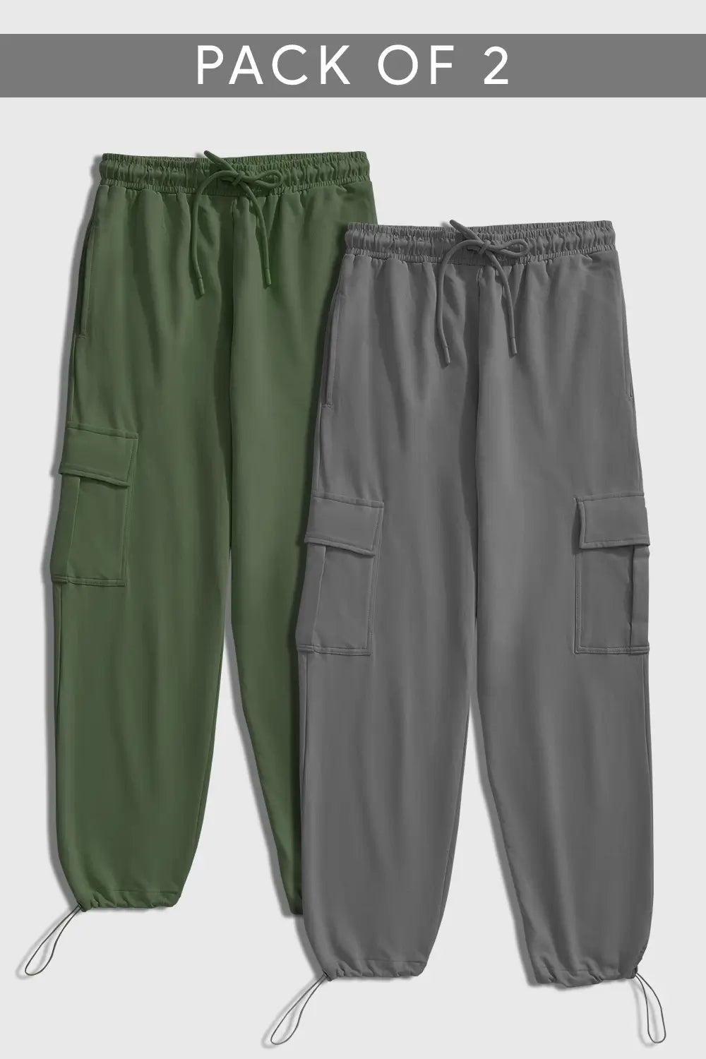 2-Pack Oversized Cargo Joggers