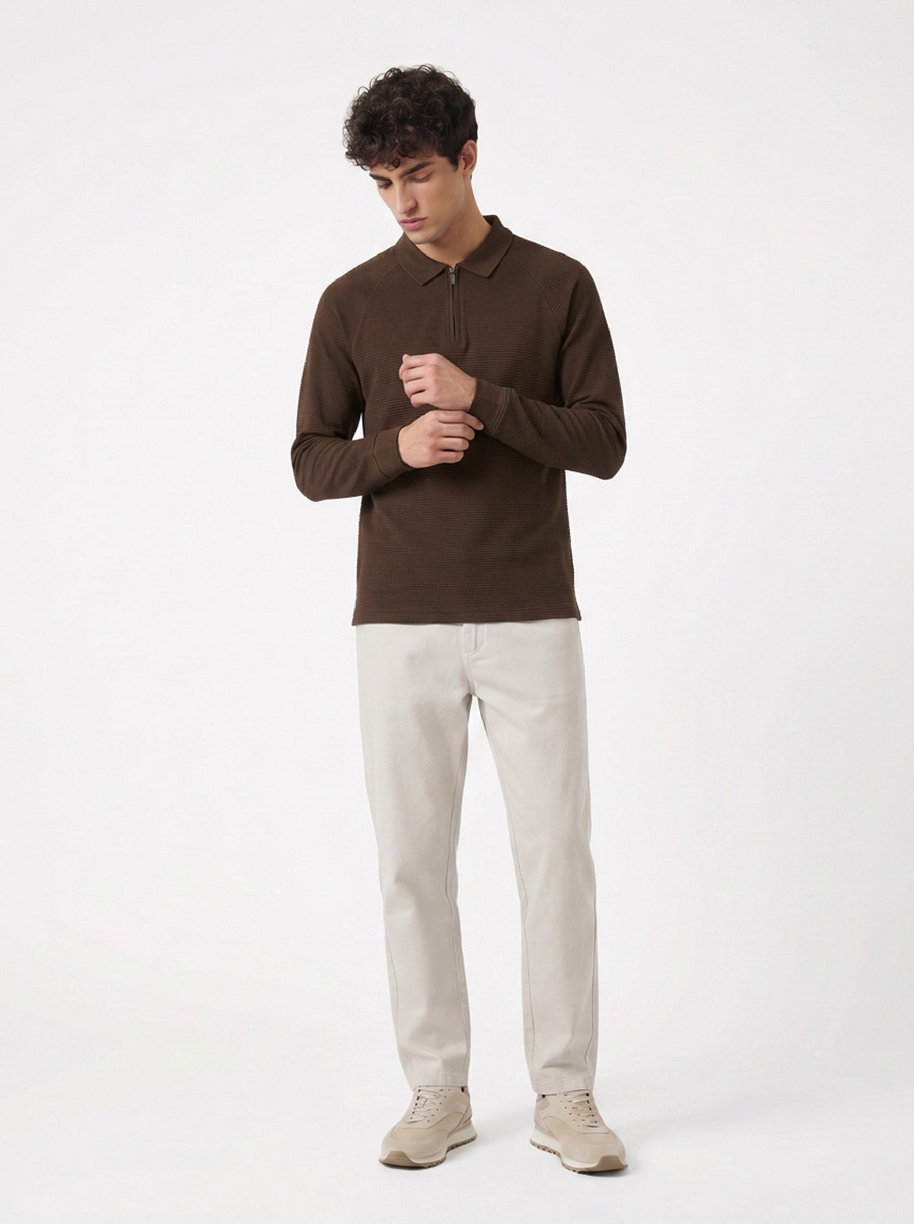 Ridge Zip Polo T-Shirt