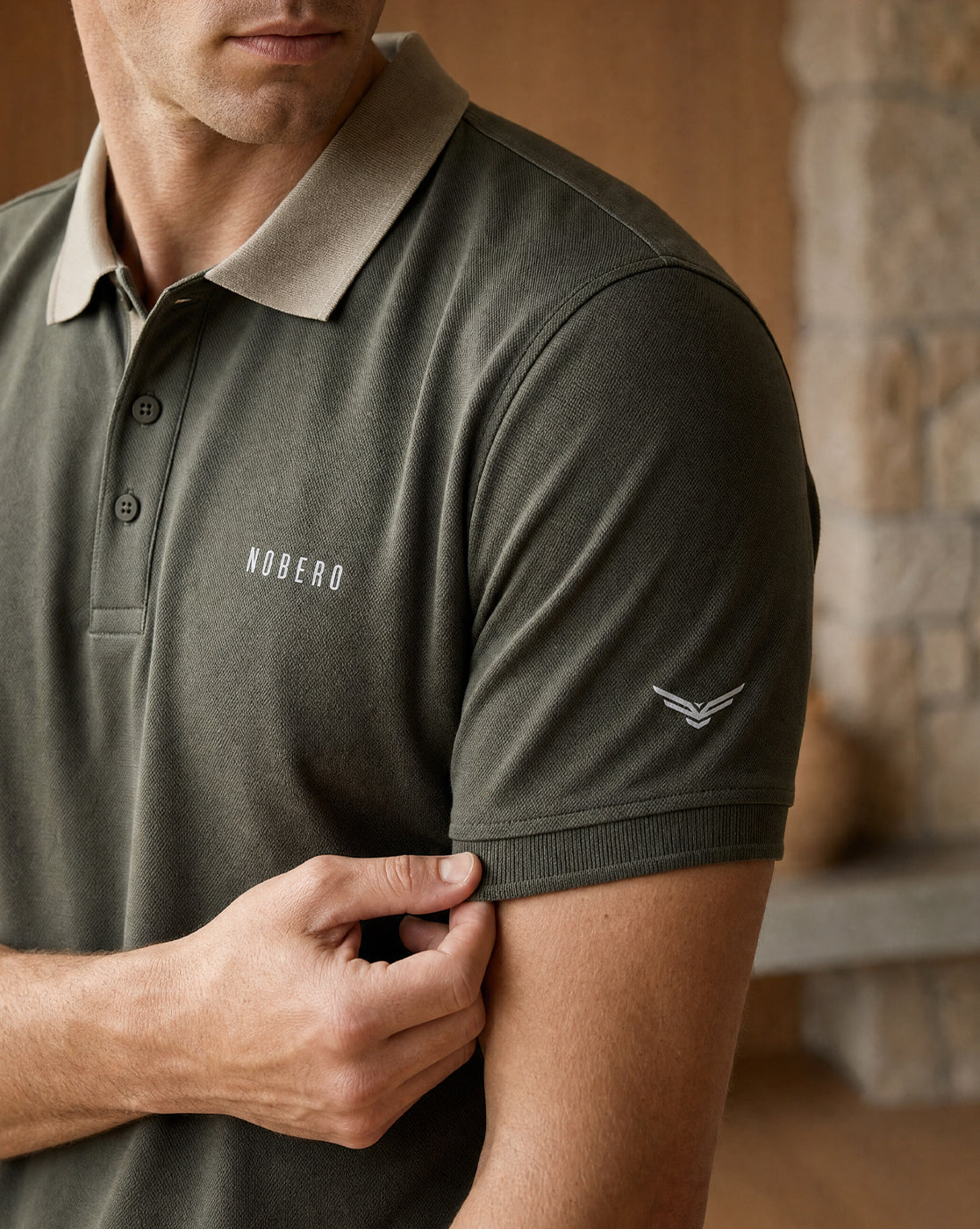 Contrast Edge Polo T-Shirt