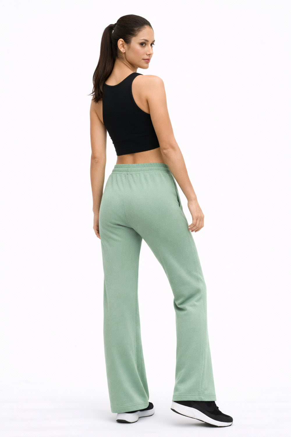 Flared Terry Pants