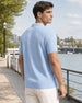 Cascade Zip Textured Polo T-Shirt