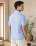 Oceanic Knit Textured Polo T-Shirt