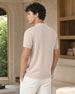 Drop Needle Textured Polo T-Shirt