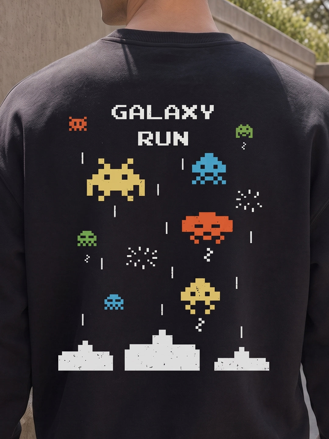 Galaxy Run Oversized  Sweatshirt