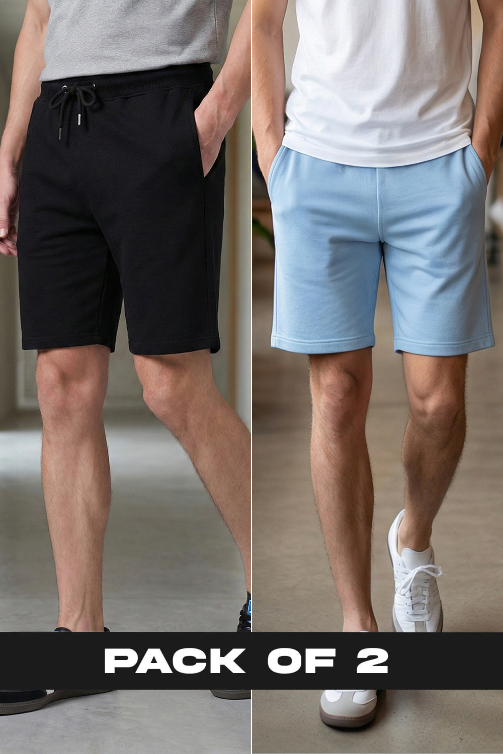 2-Pack Zip Pocket Shorts
