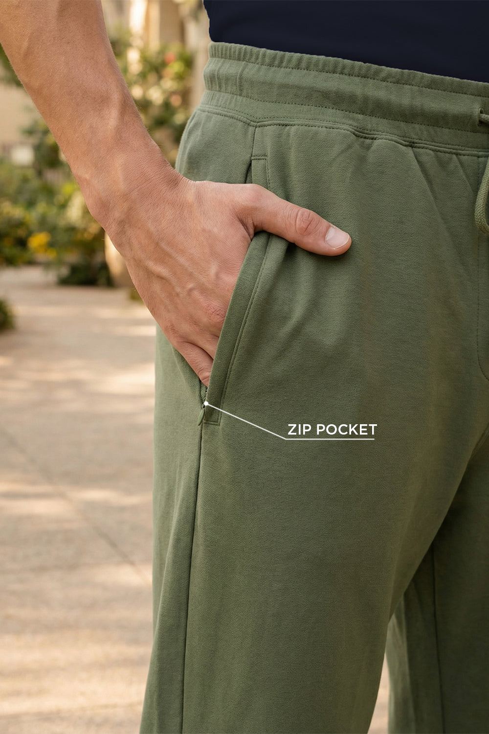 Zip-Pocket Joggers