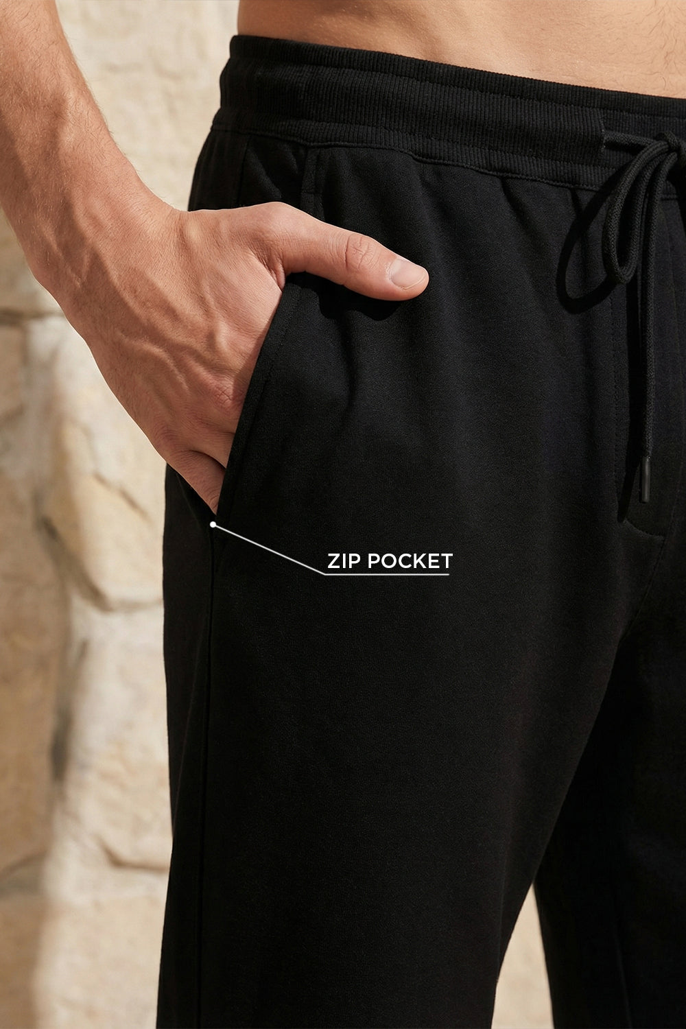 Zip-Pocket Joggers