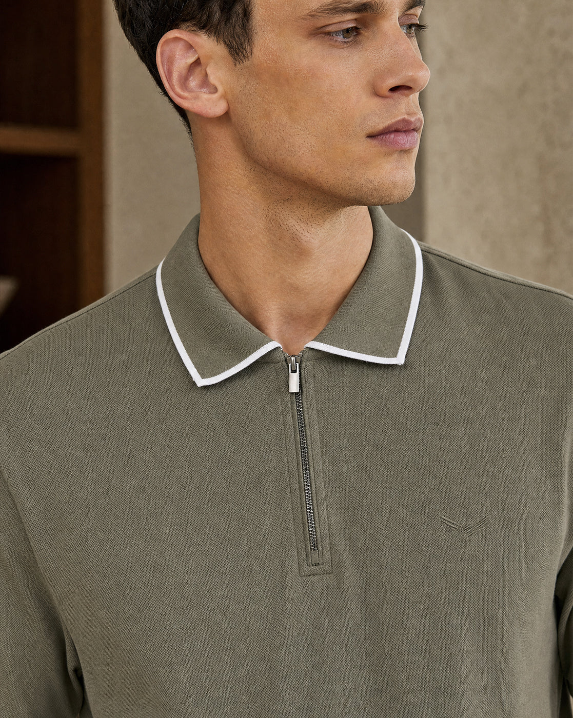 EdgeLine Zip Polo T-Shirt