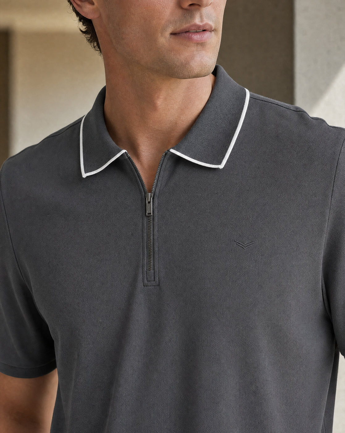 EdgeLine Zip Polo T-Shirt