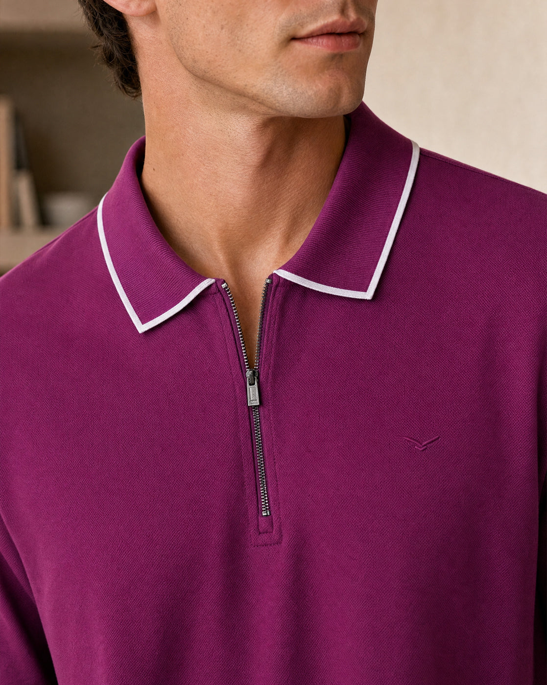 EdgeLine Zip Polo T-Shirt