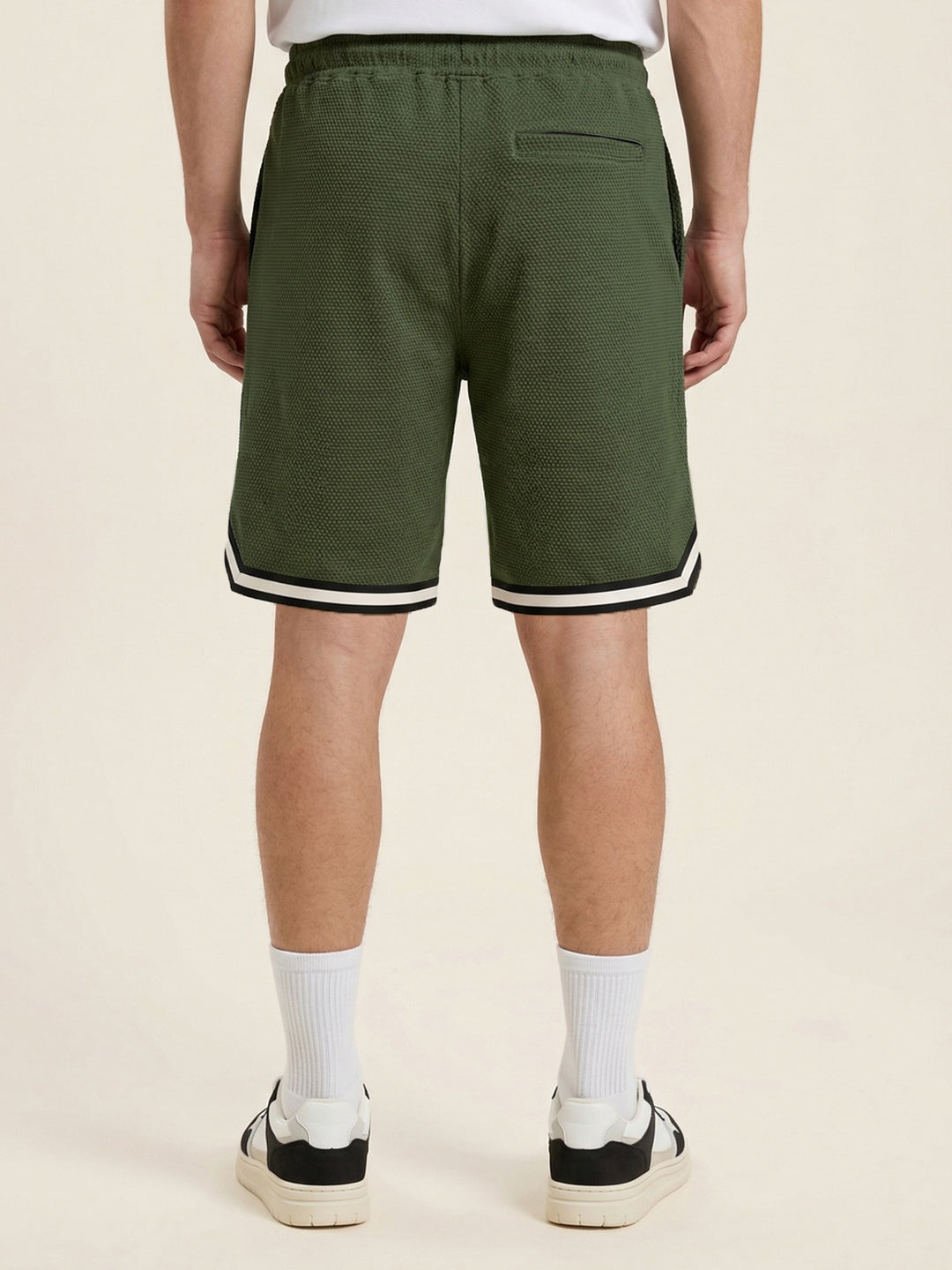 Popcorn Textured Relaxed Shorts