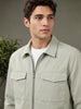 Cotton Twill Utility Jacket