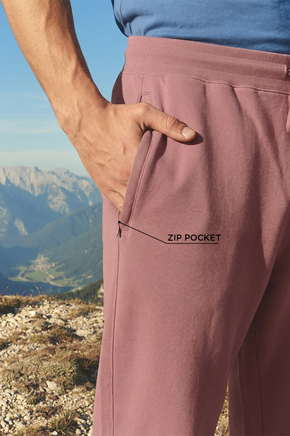 Zip-Pocket Joggers