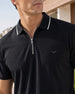 Zip Collar Polo T-Shirt