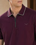 Zip Collar Polo T-Shirt