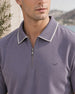 Zip Collar Polo T-Shirt