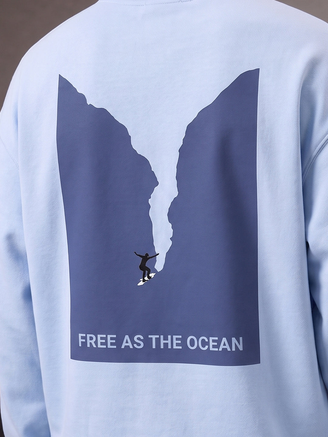 Free as the Ocean Oversized  Sweatshirt