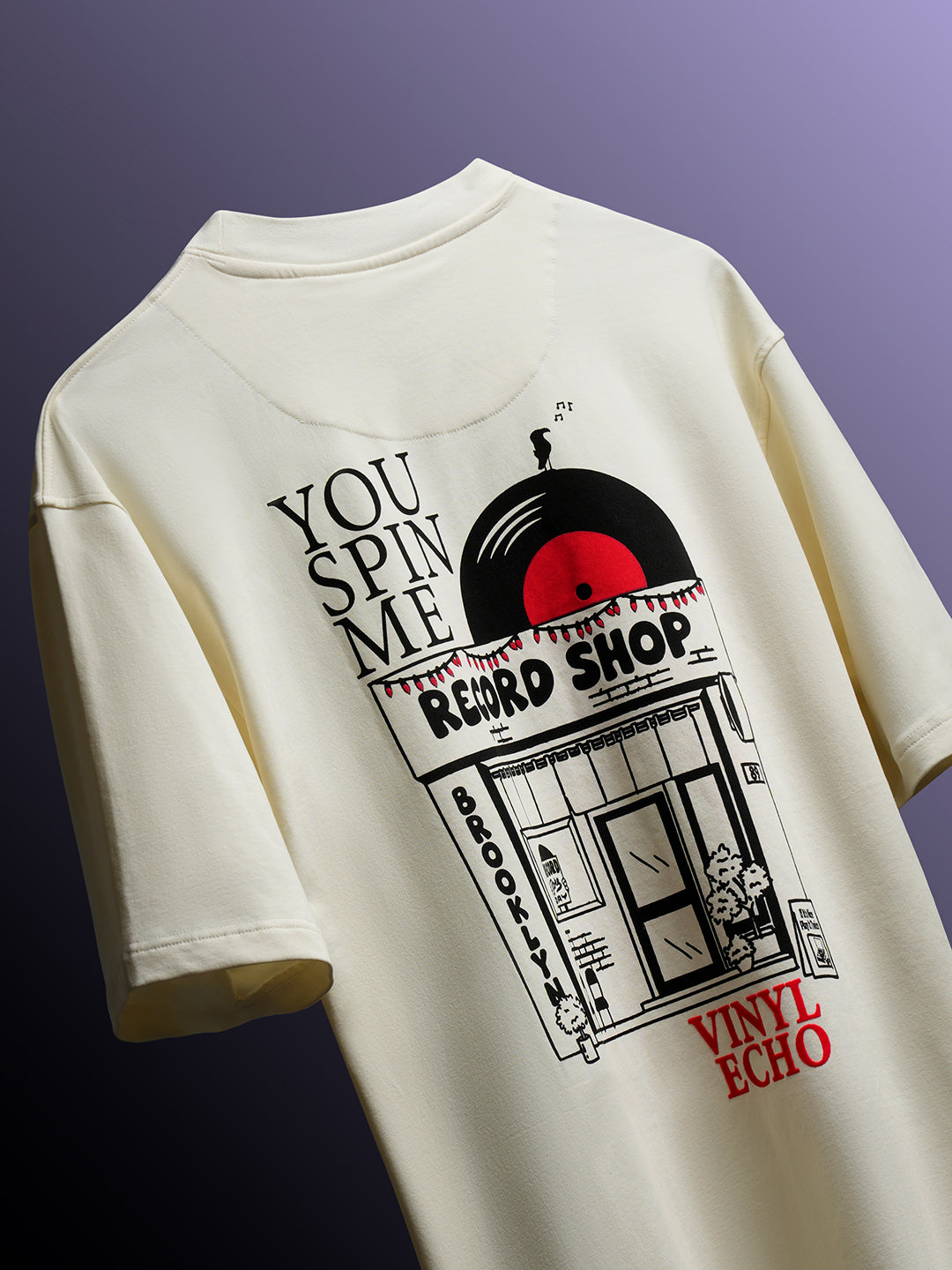Vinyl Echo Oversized T-Shirt