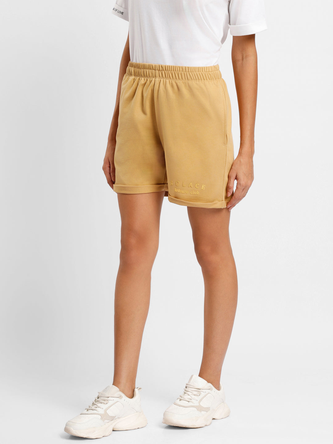 Solace Typography Women Shorts