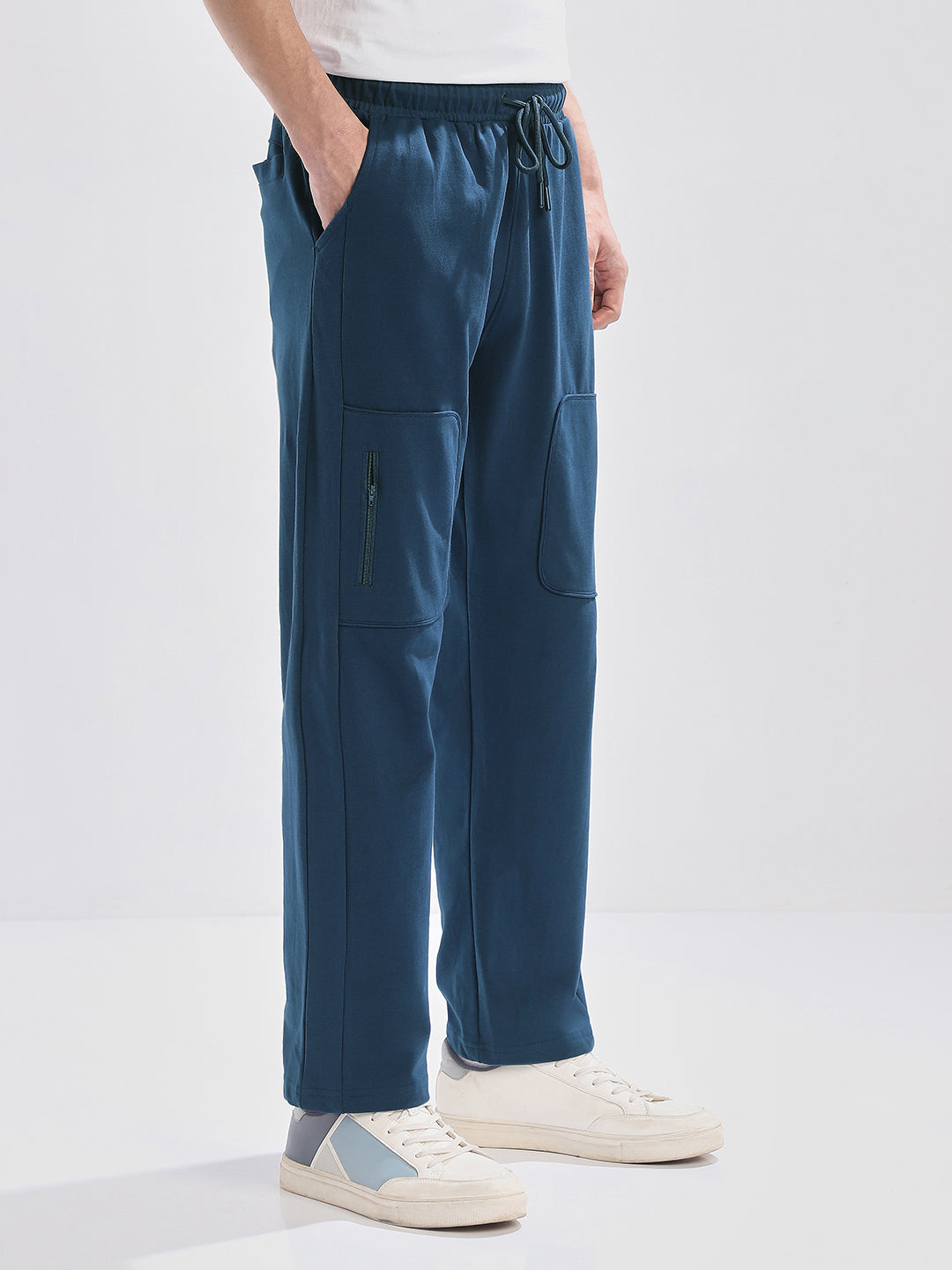 Zipper Straight Fit Joggers