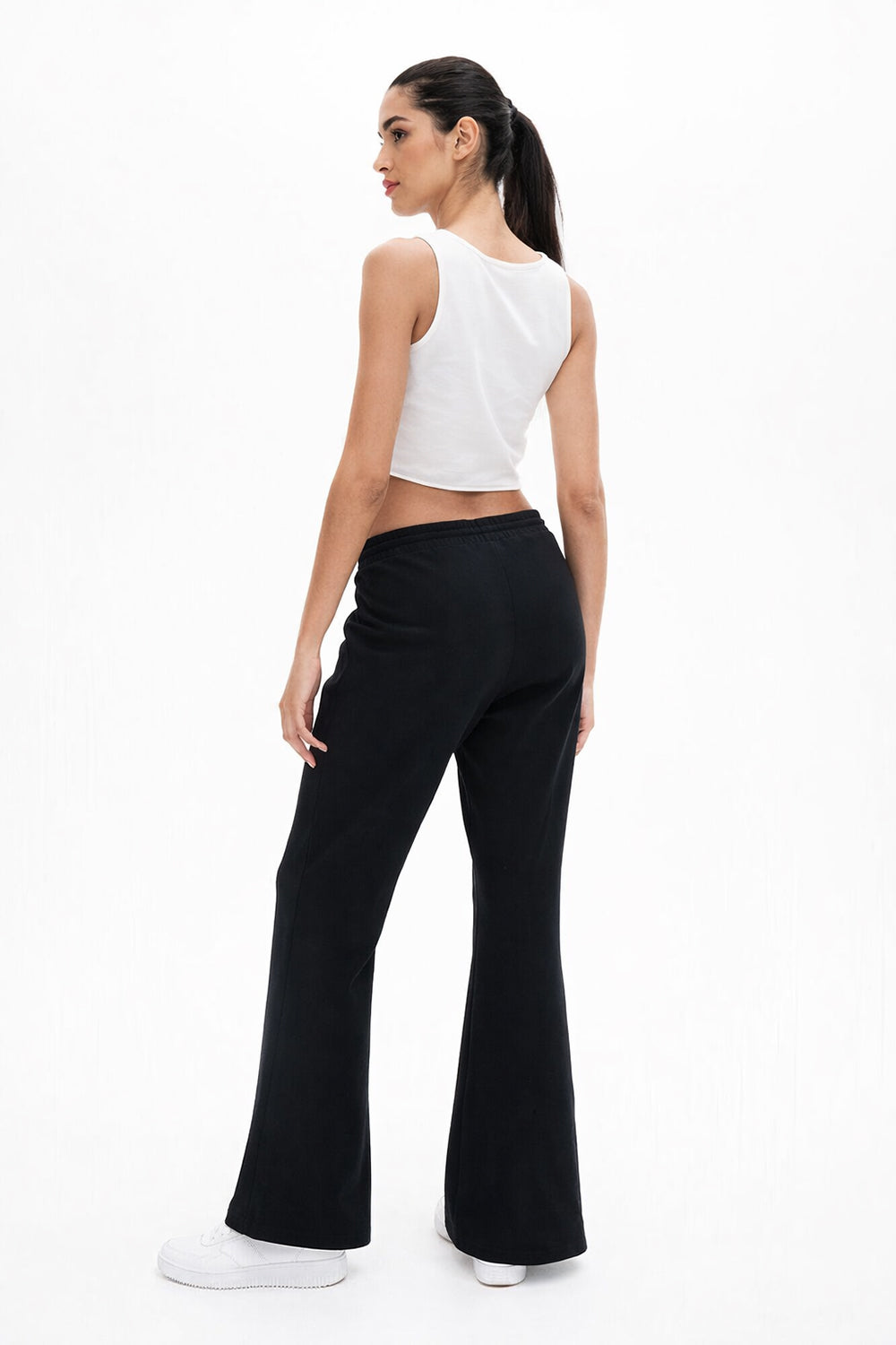 Flared Terry Pants