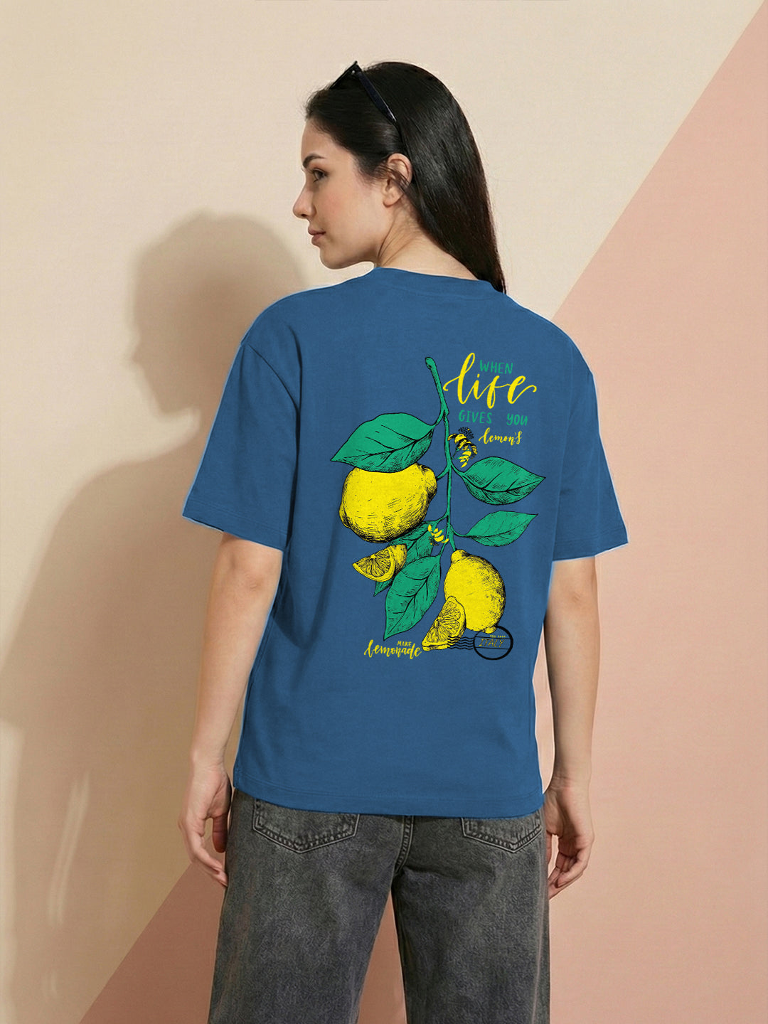 Lemonade Oversized Fit Women Tee
