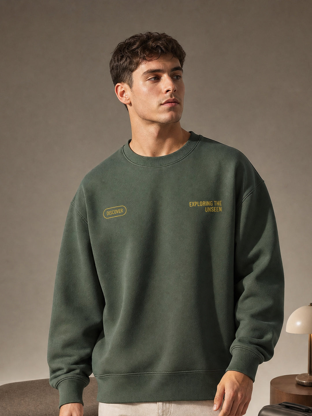 Exploring the unseen Oversized  Sweatshirt