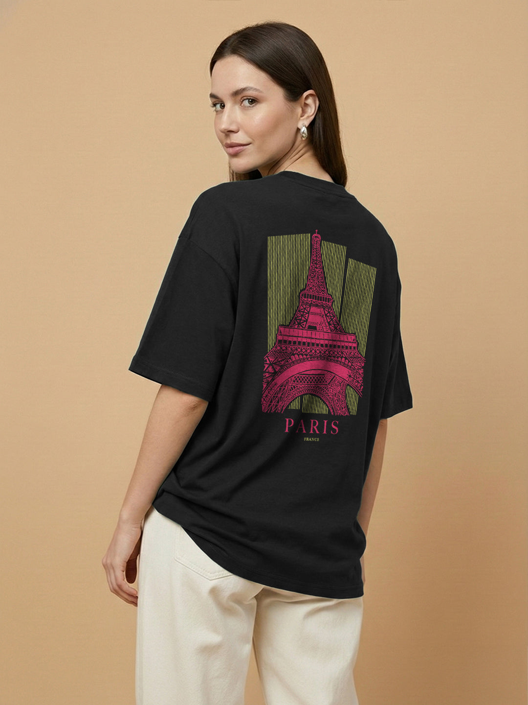 Paris Oversized Fit Women Tee
