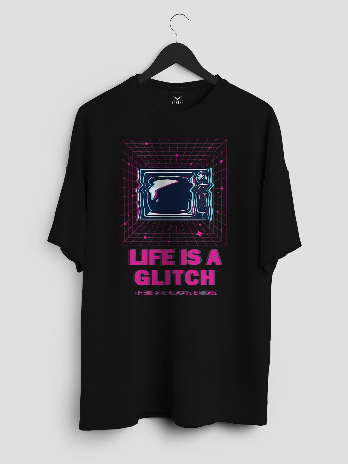 Life is a Glitch Oversized T-Shirt