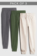 3-Pack Zip Pocket Joggers