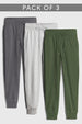 3-Pack Zip Pocket Joggers