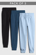 3-Pack Zip Pocket Joggers