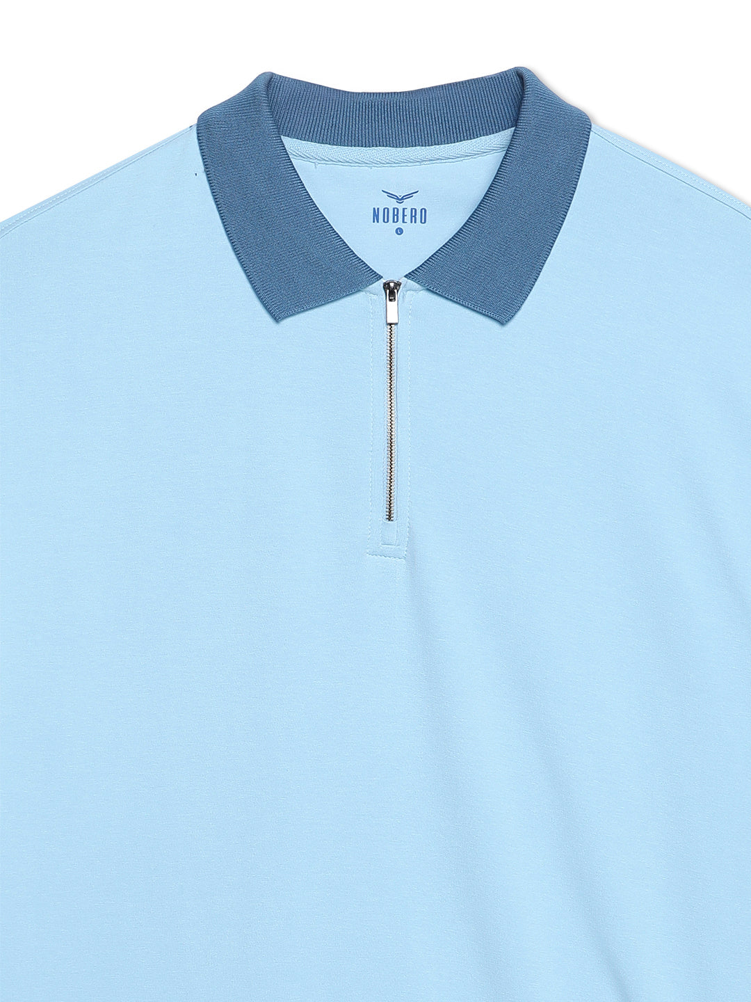 Quarter Zip Full Sleeve Polo T-Shirt