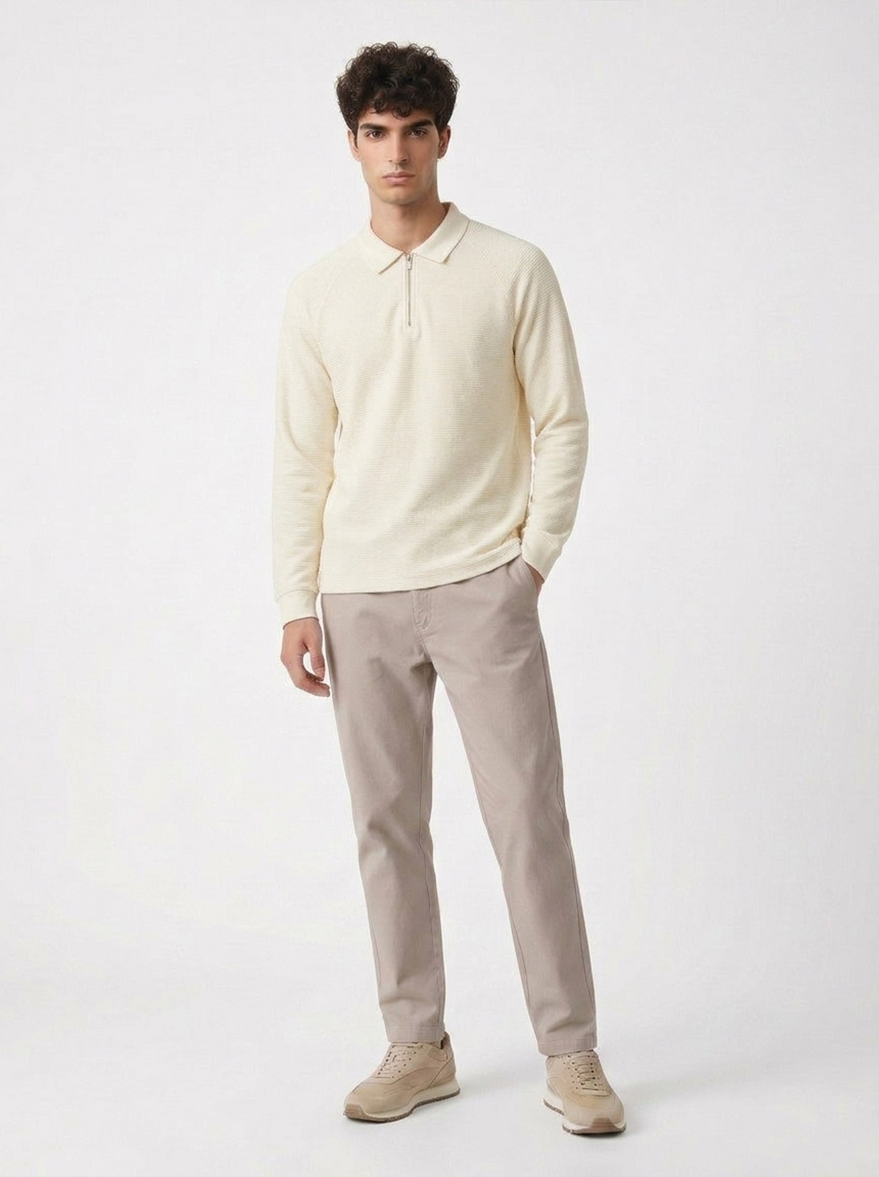 Ridge Zip Polo T-Shirt