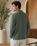 Popcorn Textured Full Sleeve Polo T-Shirt