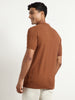 Cascade Zip Textured Polo T-Shirt