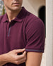 Contrast Tipped Polo T-Shirt