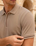 Contrast Tipped Polo T-Shirt