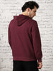 Cranberry Juice Checked Quilted Hoodie
