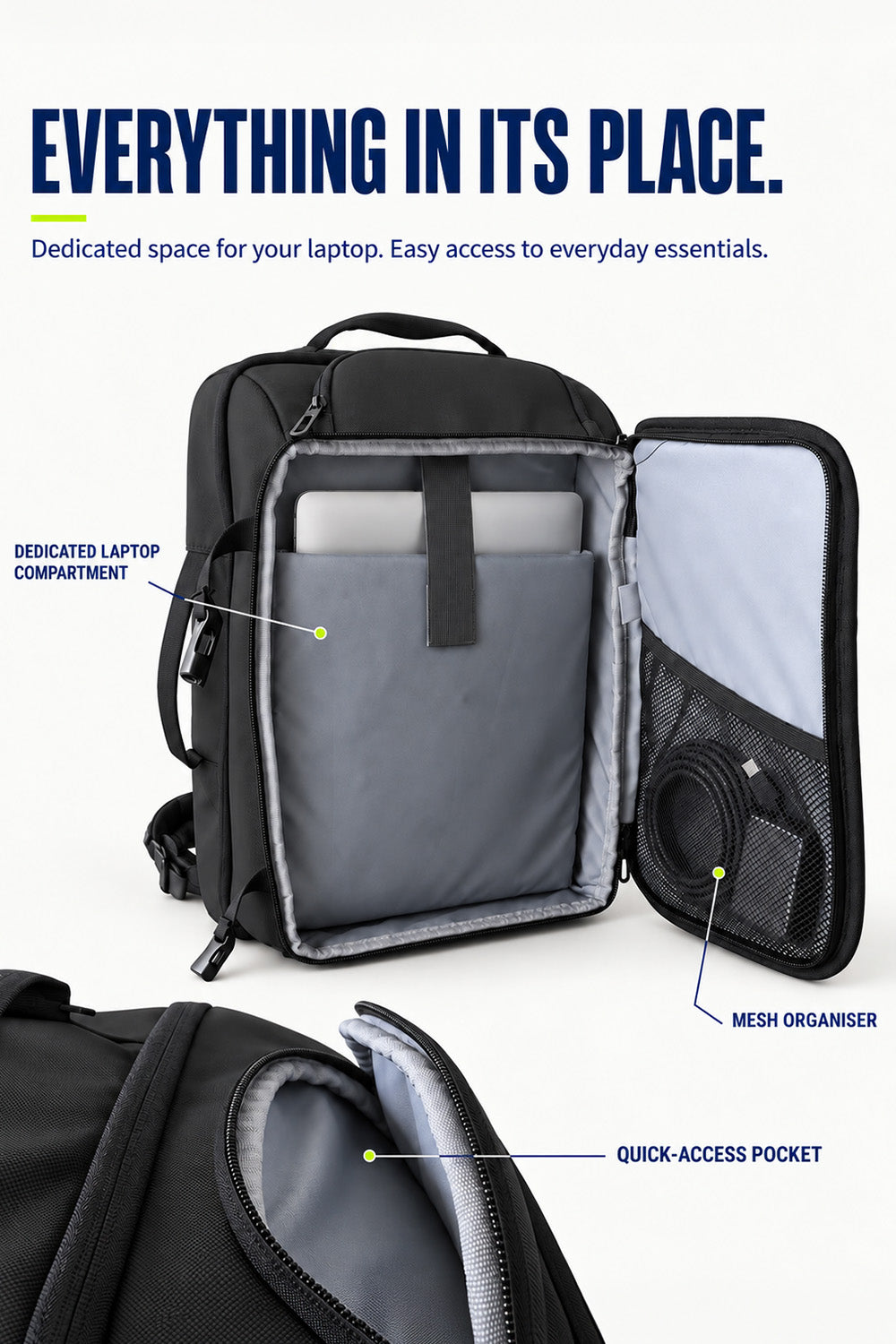 Nobero Vacuum Compression Travel Backpack