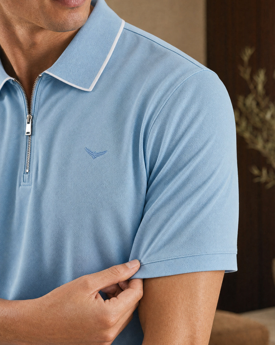 EdgeLine Zip Polo T-Shirt