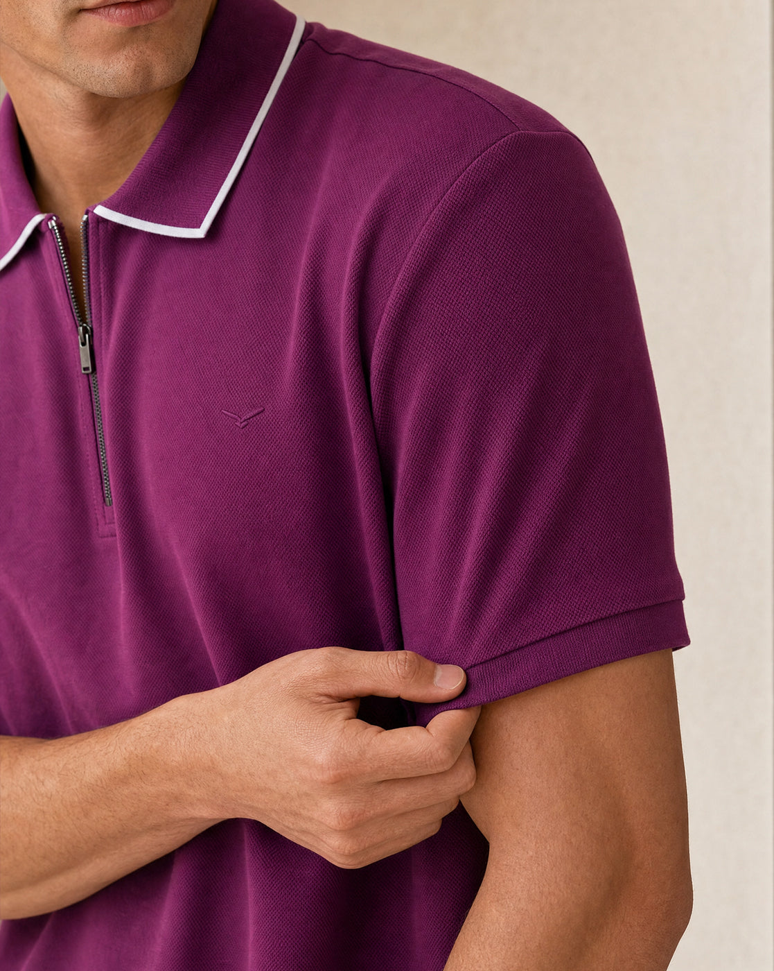 EdgeLine Zip Polo T-Shirt
