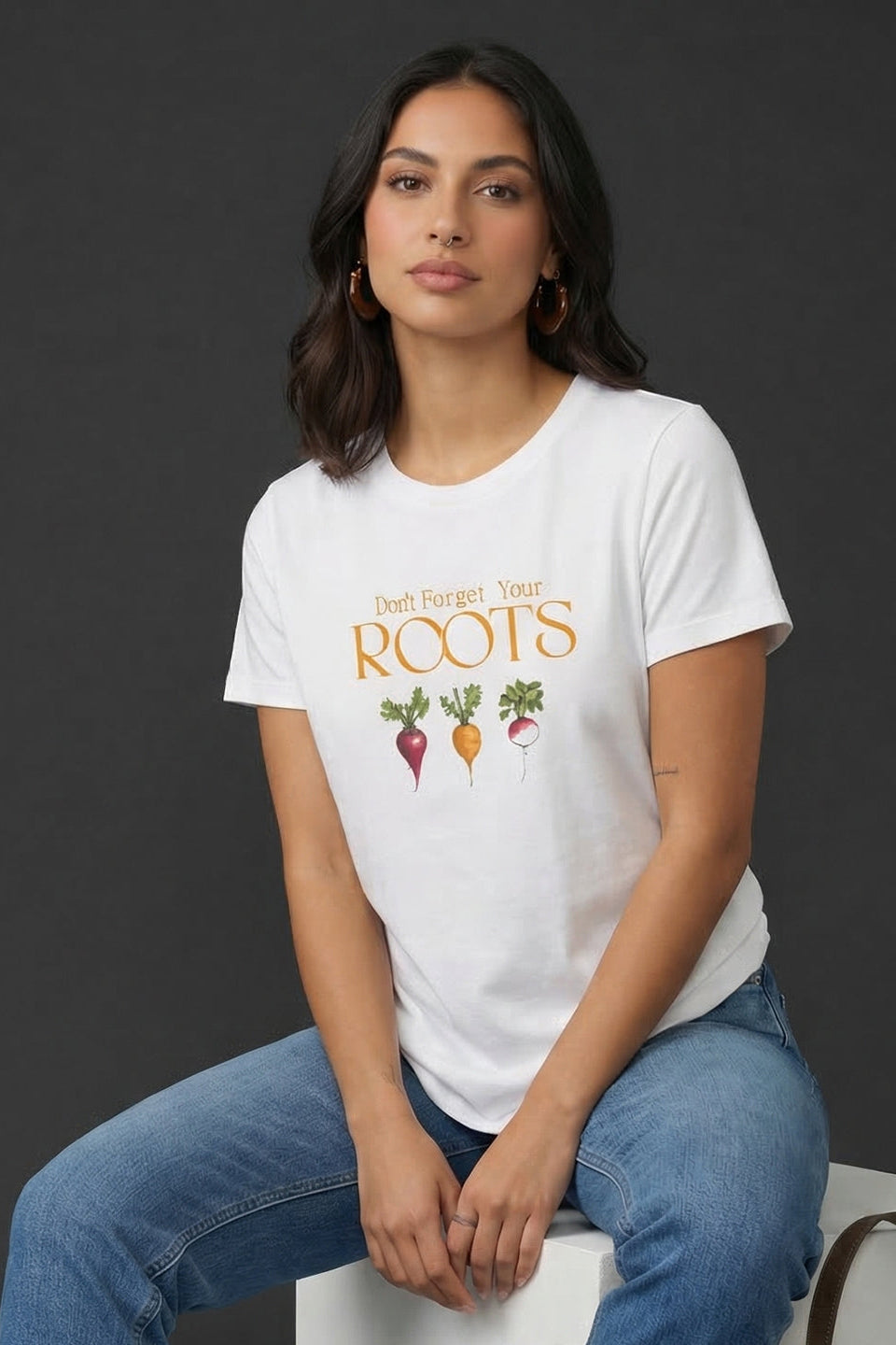 Don't Forget Your Roots Women Classic Fit Tee