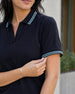 Johnny Collar Women Polo T-shirt
