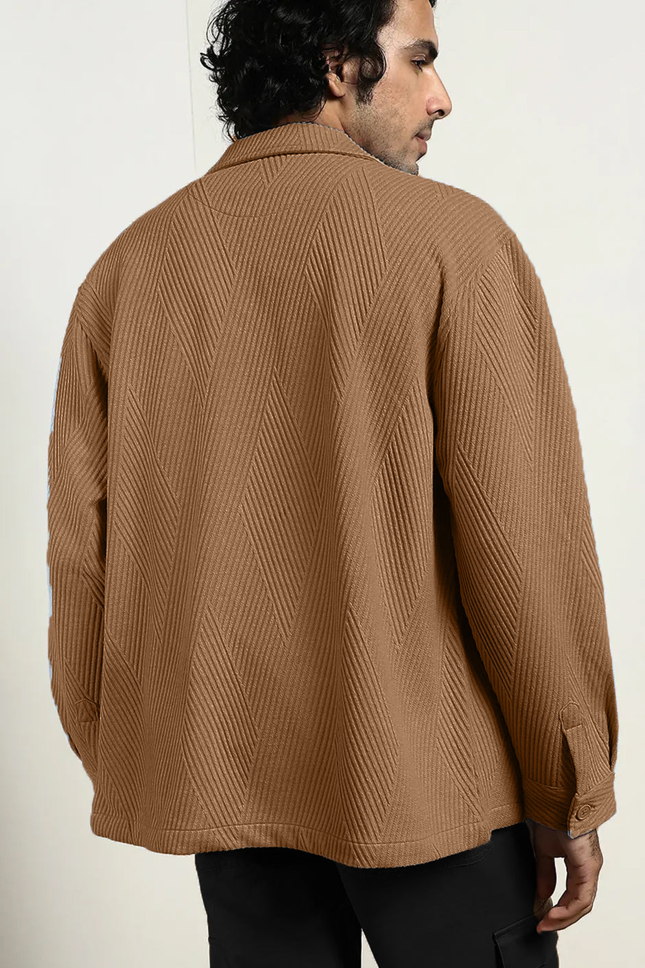 Oversized Textured Shackets