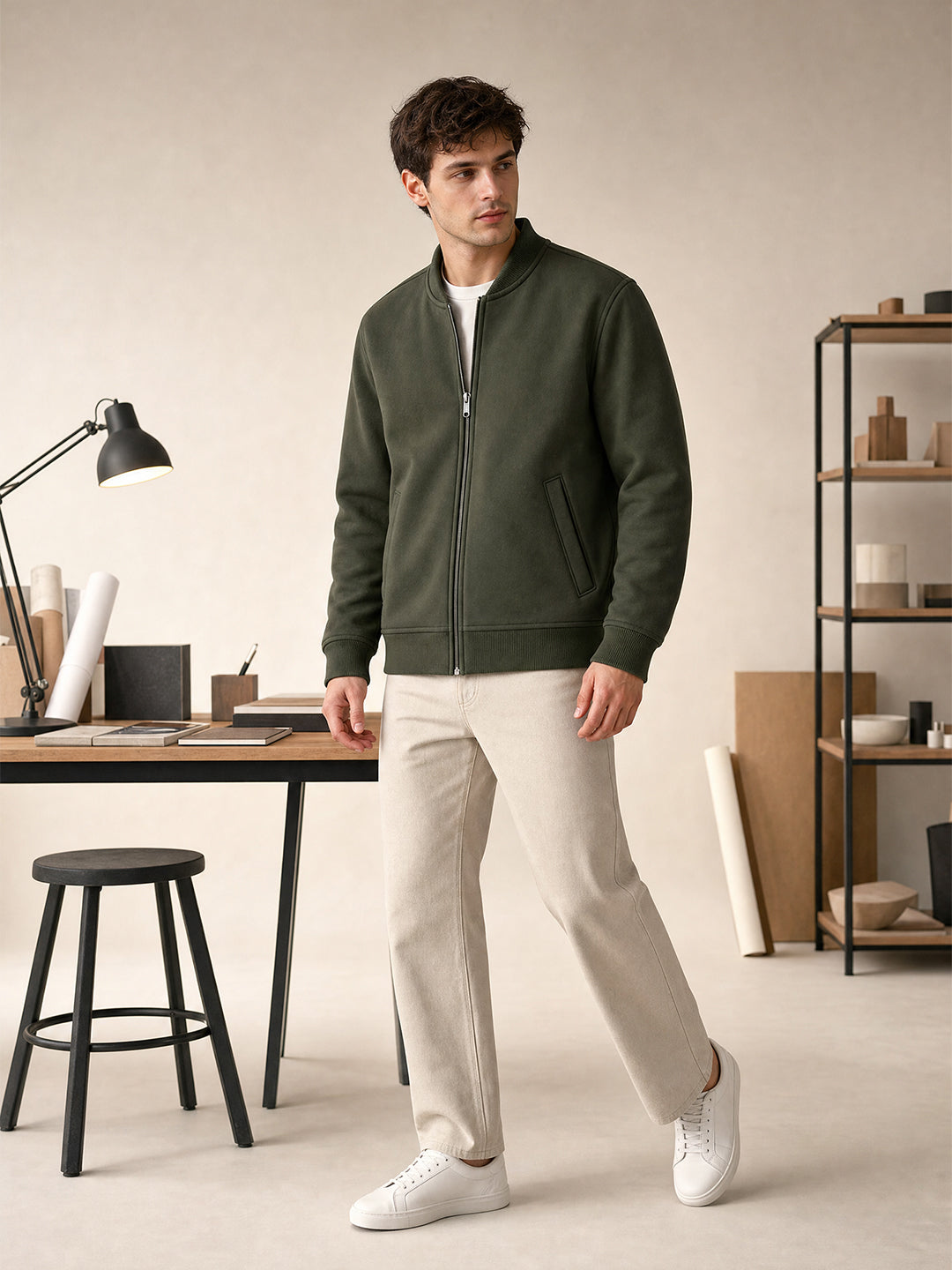 Bomber Fleece Jacket