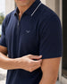 Zip Collar Polo T-Shirt